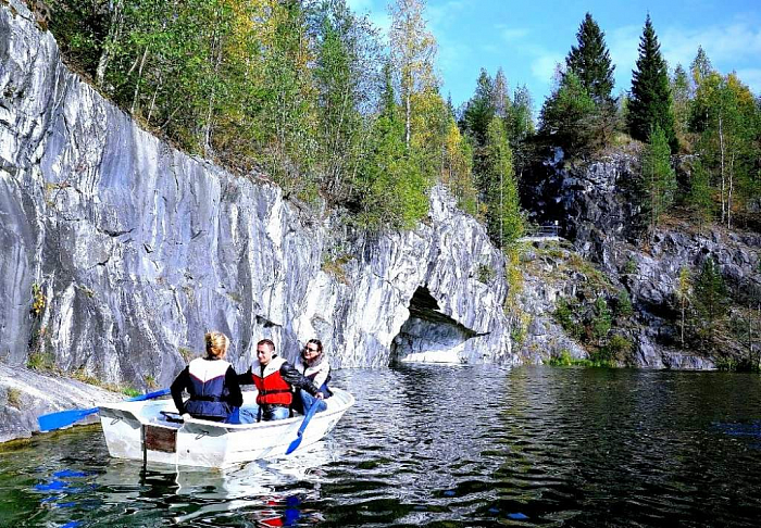 Природный парк Рускаала в Карелии